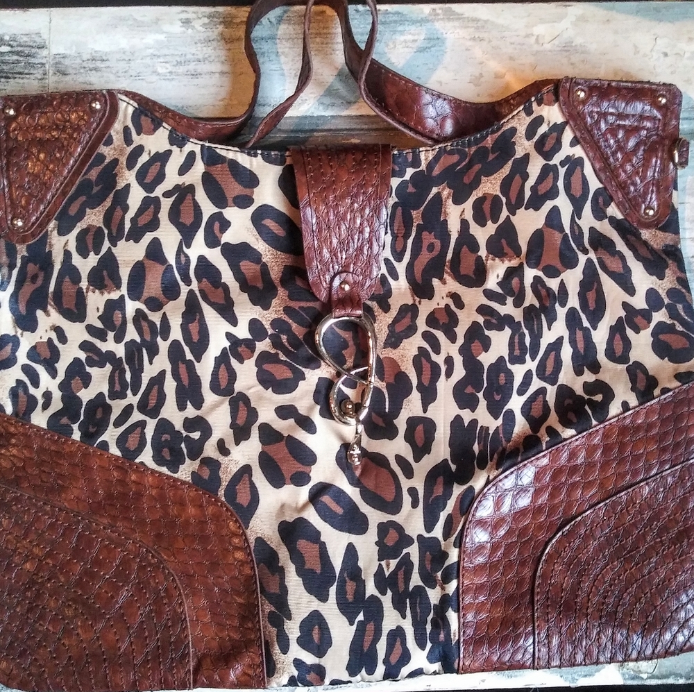 Jessica Simpson Leopard Print Purse